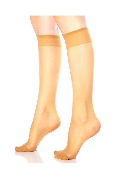 Desimo Γυναικείες κάλτσες 2 τεμαχίων Fit 15 (δέρμα) γυαλιστερές μέχρι το γόνατο