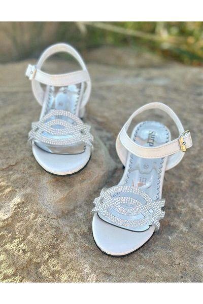 Surpie Shoes Evening Dress Heeled Shoes for Kids