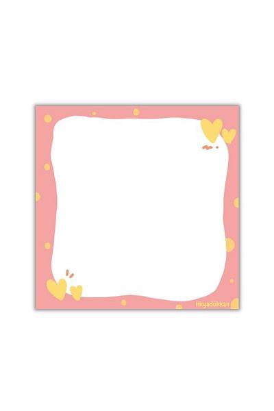 LikyaDükkan Bloc de note Memopad Pull Pluck Dimensiune 9x9 50 de coli
