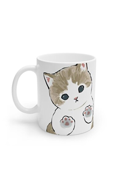 LikyaDükkan Sweet Confused Cat Sweet Cat Mug Mug