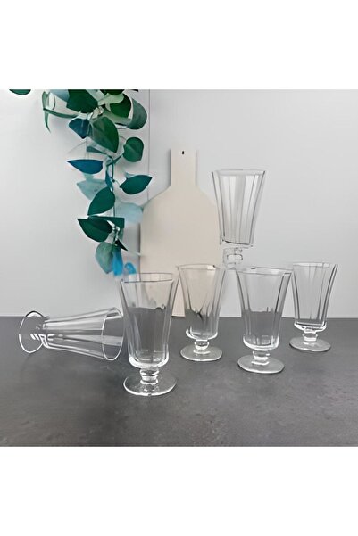 Paşabahçe 440186 Diamond 6'lı Ayaklı Kahve Yanı Bardak 130 Cc