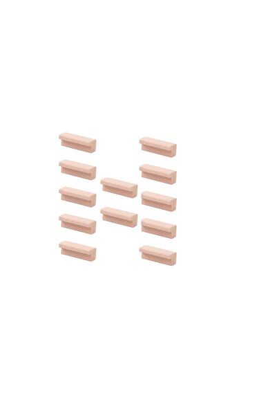 KOÇSAN 12 bucăți 5 cm (cu o singură gaură) mâner de lux pentru mobilier de bucătărie, dulap, sertar, mâner 5 cm