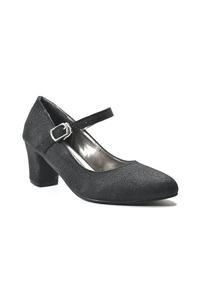 Onlo Ayakkabı Model MA.882 - Pantofi de Seara Fete Negre cu Toc