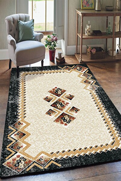 Yürük Home SOFTTEC YUMUŞAK DOKULU YRK146 Modeli Lastikli Halı Örtüsü (Süngersiz)