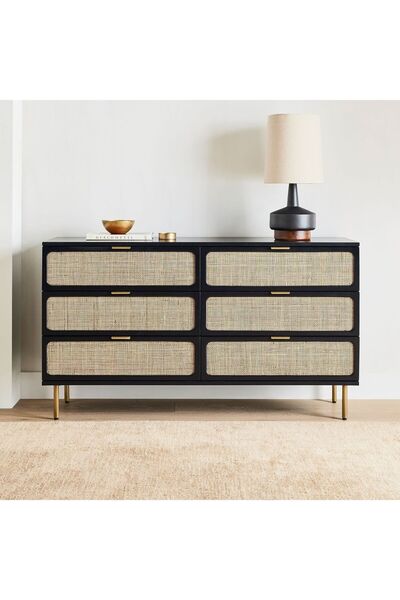 Latanwood Noras Hazeranlı Ahşap Geniş Şifonyer