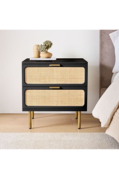 Latanwood Noras Hazeranlı Ahşap Komodin