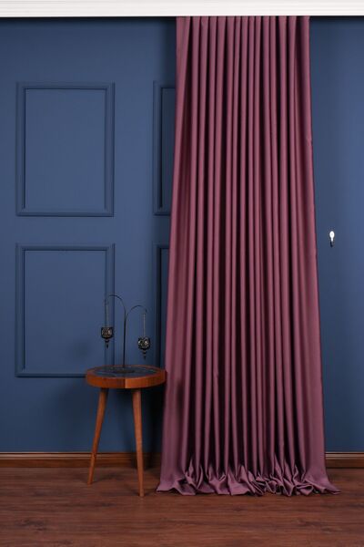 Perdelit Gül Kurusu Işık geçirmez Blackout Fon Perde