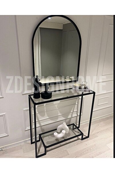 zdesignhome 80X100 Cm Ayna, 90x25x100 Cm Dresuar Takım Zdesıgnhome