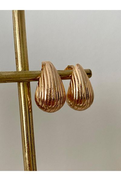 Akiha Aksesuar Vintage Drop Mussel Earrings