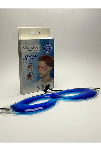 Vanaca Grup قناع العين المثلج بالجل الحراري الساخن والبارد، لتخفيف آلام الرأس والانتفاخات تحت العين والوذمة والانتفاخ.