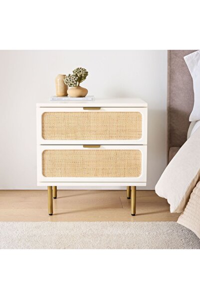 Latanwood Noras Hazeranlı Ahşap Komodin