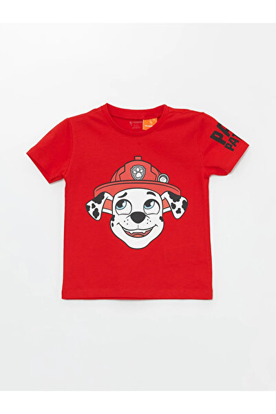 LC Waikiki LCW Baby - Chlapecké triko s potiskem Paw Patrol, sada 3 kusů - s výstřihem, krátký rukáv