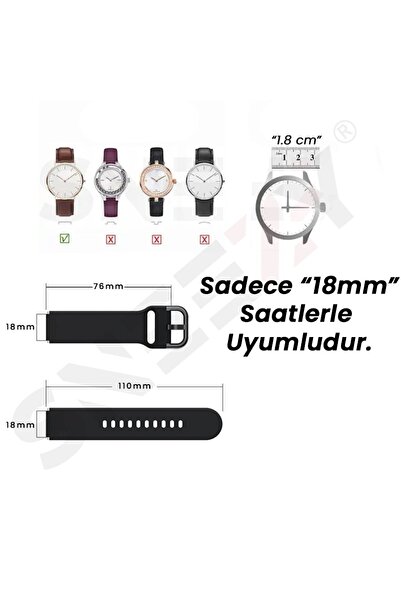 Sneezy Compatible With Huawei Watch Gt4 41mm 18mm Purelux Soft Buckle Silicone Cord Durable Sports Style