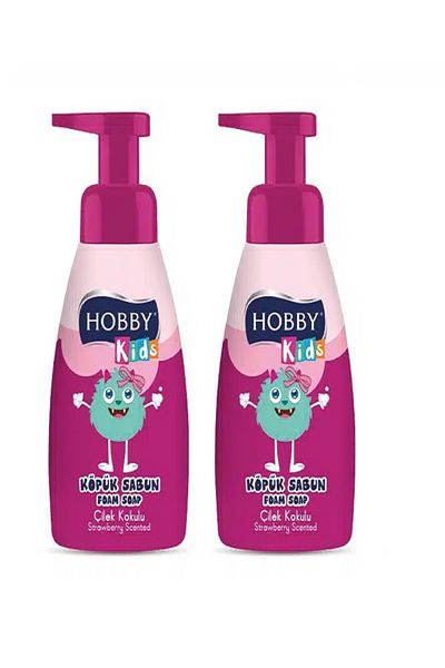 Hobby KIDS 200ml 2 Pieces Soap - Foam, Strawberry Scented, Foam Soap Strawberry Scent