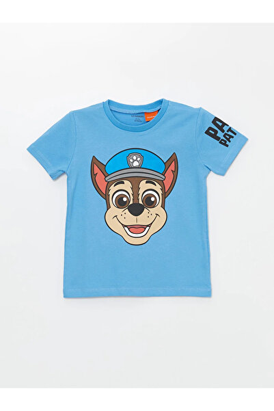 LC Waikiki LCW Baby - Chlapecké triko s potiskem Paw Patrol, sada 3 kusů - s výstřihem, krátký rukáv