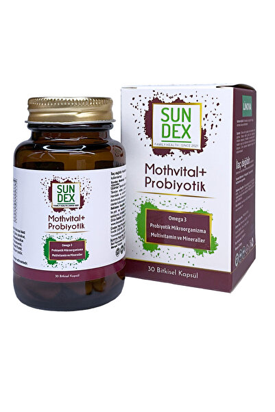 Sun Dex Family Health Since 2021 موثفيتال + بروبيوتيك 30 كبسولة عشبية