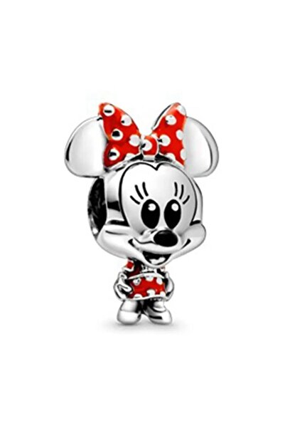Genel Markalar Minnie Mouse Gümüş Charm