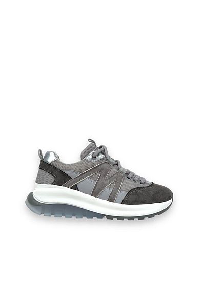 bescobel Pantofi de mers zilnic cu talpă confortabilă Mafye gri pentru femei 4 cm Sp130