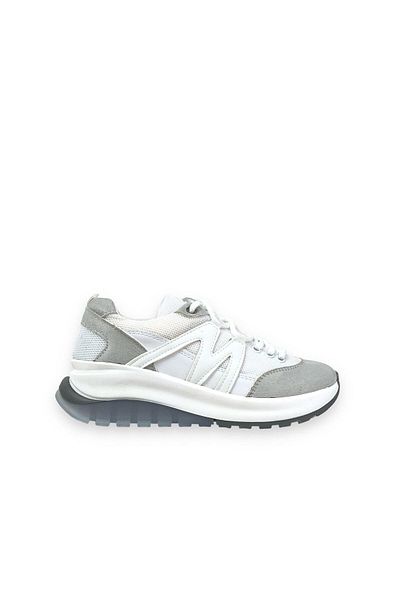 bescobel Women's Mafia White Comfort Sole Daily Walking Sneaker 4 Cm Sp130