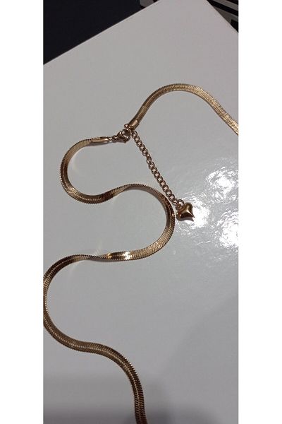 Vera Italian Chain - Rose Gold Steel Necklace