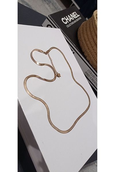 Vera Italian Chain - Rose Gold Steel Necklace