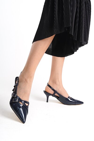 MRVN MERVINA Sortie Belt Detail Buckled High- Heeled Shoes
