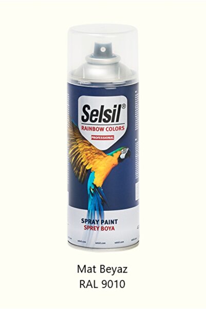 Selsil Sprey Boya Beyaz Mat 400 ml
