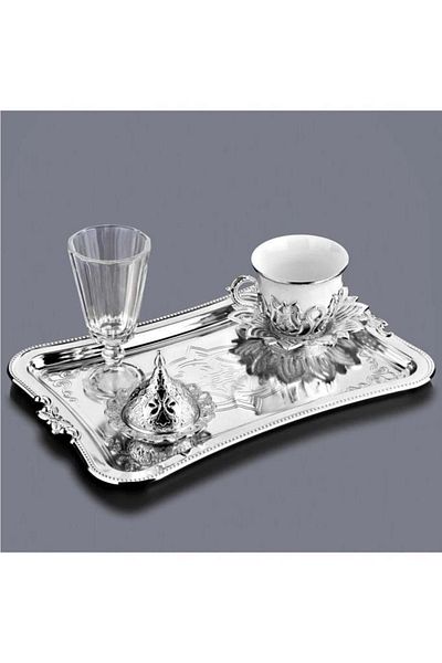 BUSEM Tiryaki Groom Presentation Set Silver Color