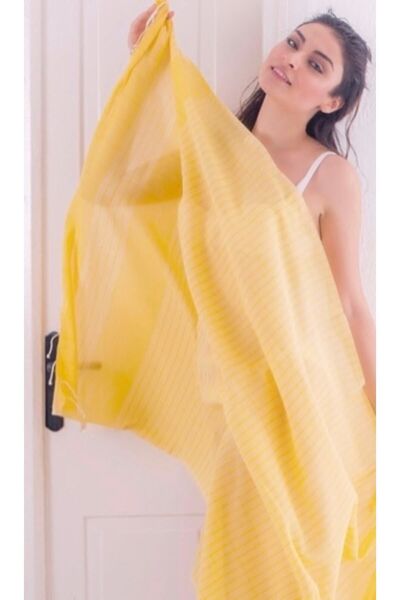 bohemian buldan Natural Yellow Cotton Peshtemal