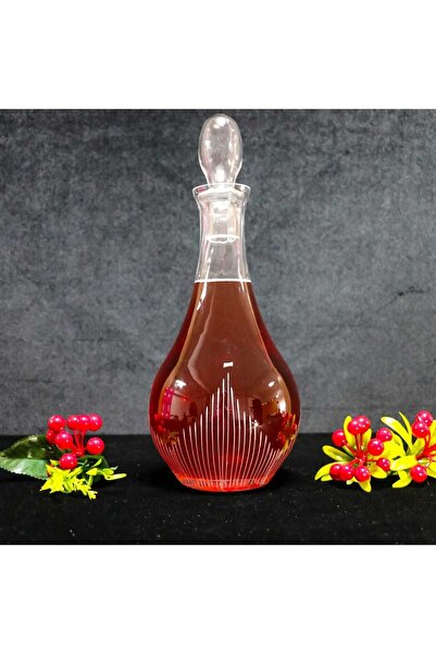 PLT Design Cam Kapaklı Karaf Şişe Sürahi