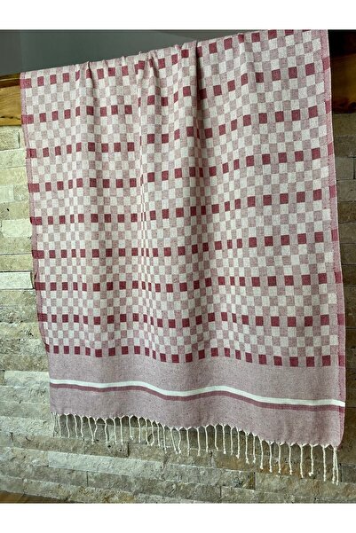 bohemian buldan Organic Cotton Red Bath Sauna Beach Peshtemal 90x190