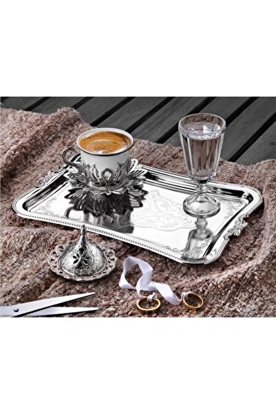 Genel Markalar Tiryaki Damat Sunum Seti Gümüş Renk