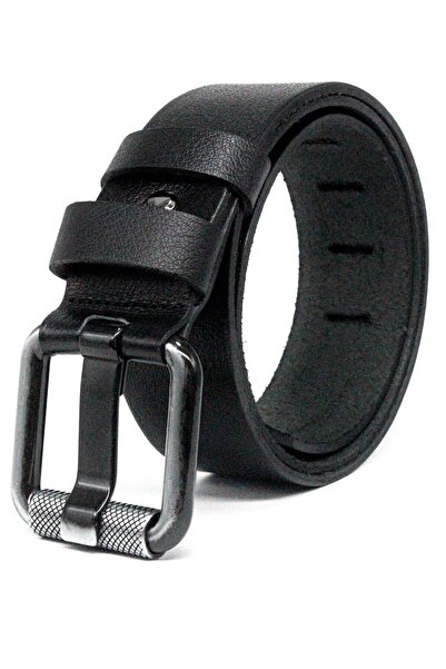 Livize Γνήσια ανδρική τζιν ζώνη μονής στρώσης Buffalo Skin 4.5