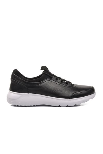 MARCOMEN 152-11582 Black-White Men's Casual Genuine Leather Shoes