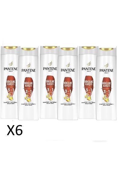 Pantene Dökülme Karşıtı 3'ü1 Arada 6x350 ml