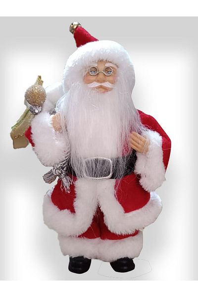 Tarrington House Santa Claus Christmas Ornament 23cm New Year Figure Red White