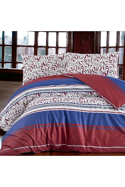 MAJESTE Alinda 100% Cotton Ranforce Single Duvet Cover Set (1 Pillow Case)-6152t