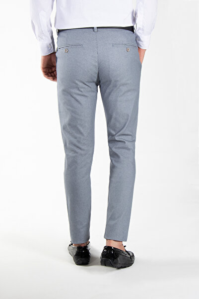 ADEGO Italian Cut Slim Fit Ash Gray Cotton Pants