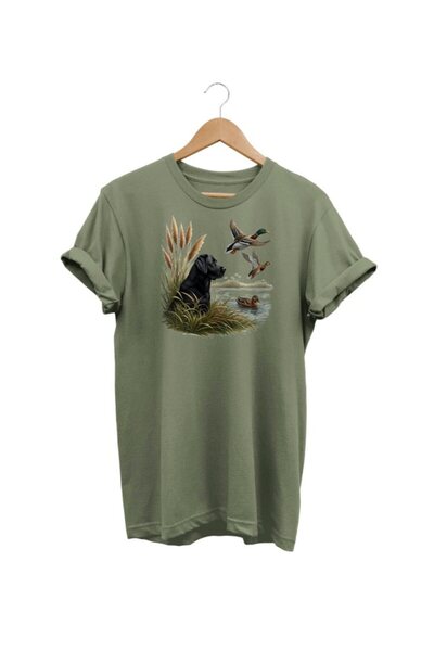 WİDİ Μπλουζάκι με στάμπα Widi Duck Khaki