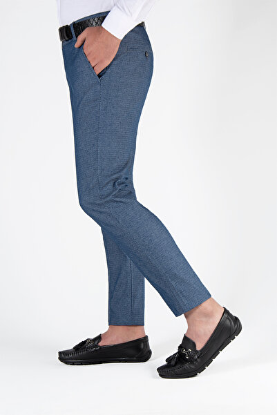 Terapi Men Açık Mavi  Slim Fit Pamuklu İtalyan Kesim Pantolon