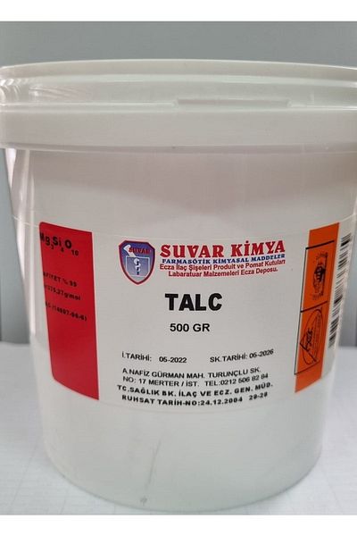 Suvar Kimya Talc Powder 500 Gr