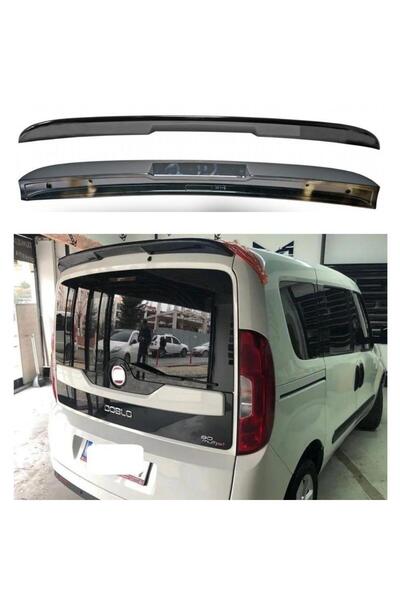 Carmind Fiat Doblo Piano Black Boyalı Spoiler ABS Plastik 2012-2020 Uyumlu