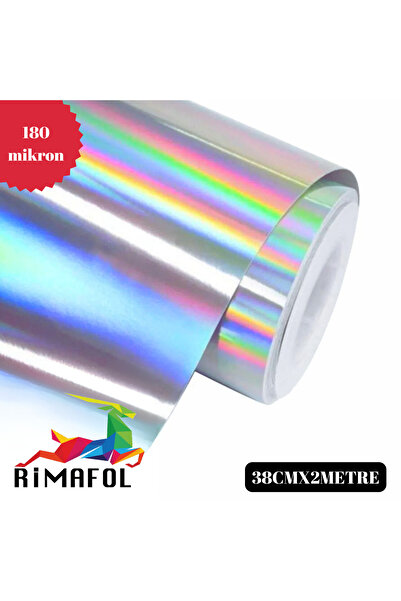 RİMAFOL Gökkuşağı hologram film 38cmx2metre 180 mikron
