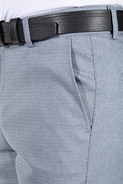 ADEGO Italian Cut Slim Fit Ash Gray Cotton Pants