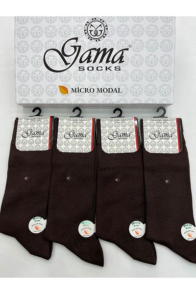Gama Çorap Ανδρικές λεπτές καλοκαιρινές κάλτσες Micro Modal 4 τεμαχίων