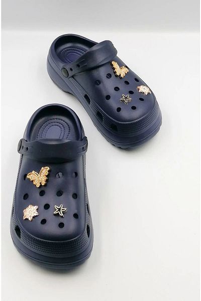 ALTUVATEKS High Scale Hospital Cook Nurse Doctor Slippers with Emoji Stone Massage Base