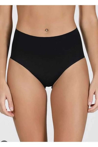 SAUNA SUIT High Waist Laser Cut Non-Marking Black and White 2-Piece Slip Set
