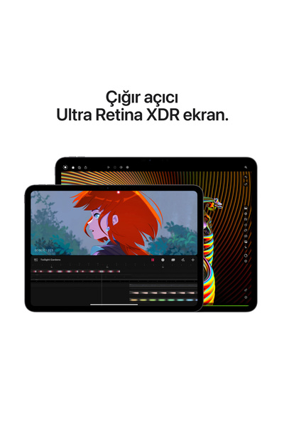 Apple iPad Pro M4 11 inç Wi-Fi 1TB Standard Cam (MVVE3TU/A) - Uzay Siyahı