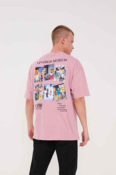 LOVELYSTORE Muzea Vincentului Van Gogh supradimensionat tricou