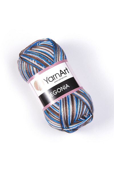 Yarnart Begonia Melange - Ebruli, Mercerized Χειροποίητο Πλεκτό Ebruli-505